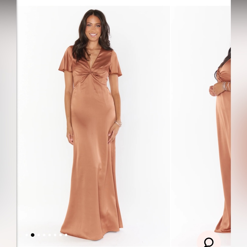 Show Me Your Mumu Rome Twist Bridesmaid Dress - Copper